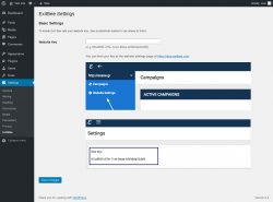 Page screenshot: Settings → ExitBee
