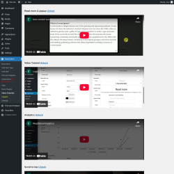 Page screenshot: Read More → Video Tutorials