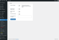 Page screenshot: Read More → Settings