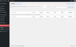 Page screenshot: Explara Events