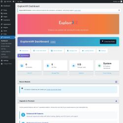 Page screenshot: ExploreXR