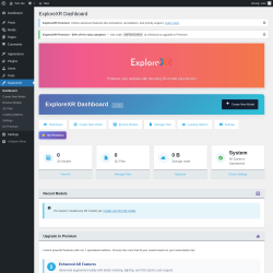 Page screenshot: ExploreXR