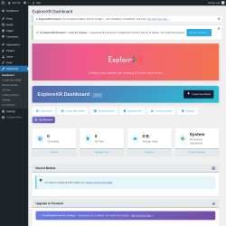 Page screenshot: ExploreXR