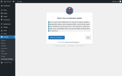 Page screenshot: EZ Horoscope Settings ‹ Test site — WordPress