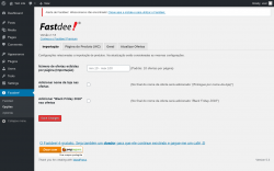 Page screenshot: Fastdee! → Opções