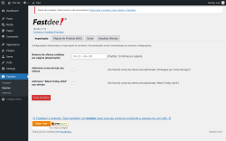 Page screenshot: Fastdee! → Opções