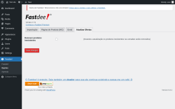 Page screenshot: Fastdee! → Opções → Atualizar Ofertas