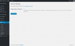 Page screenshot: Settings &rarr; Favicon