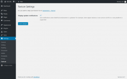 Page screenshot: Settings  &rarr; Favicon