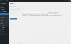 Page screenshot: Appearance &rarr; Favicon