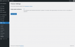 Page screenshot: Settings &rarr; Favicon