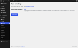 Page screenshot: Settings &rarr; Favicon