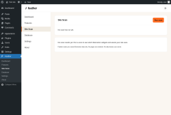 Page screenshot: Feather &rarr; Site Scan