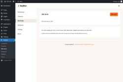 Page screenshot: Feather &rarr; Site Scan