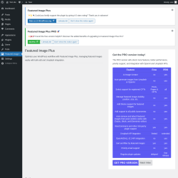 Page screenshot: Featured Image +