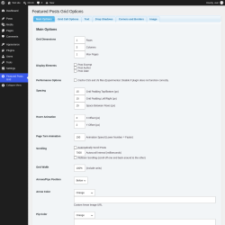 Page screenshot: Featured Posts Grid
