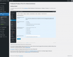 Page screenshot: Featured Product First