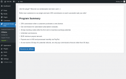 Page screenshot: Featured Product First → Affiliation