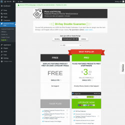 Page screenshot: Featured Product First → Upgrade  ➤