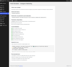 Page screenshot: Feed Simulator