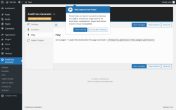 Page screenshot: FeedPress Generator &rarr; FAQ