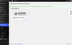 Page screenshot: FeedPress Generator &rarr; Add-Ons