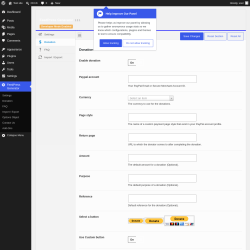 Page screenshot: FeedPress Generator &rarr; Donation