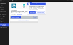 Page screenshot: FeedPress Generator &lsaquo; Test site &mdash; WordPress