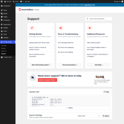Page screenshot: TikTok Feeds &rarr; Support