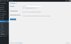 Page screenshot: Settings &rarr; FFSystems