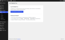Page screenshot: FICTBASE &rarr; License ✦
