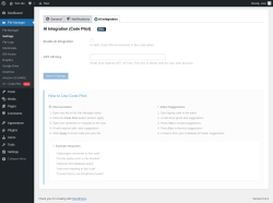 Page screenshot: File Manager &rarr; Settings &rarr;  AI Integration