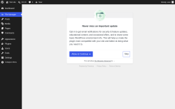Page screenshot: File Manager &lsaquo; Test site &mdash; WordPress
