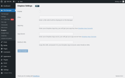 Page screenshot: File Manager → Dropbox