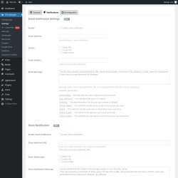 Page screenshot: File Manager → Settings →  Notifications