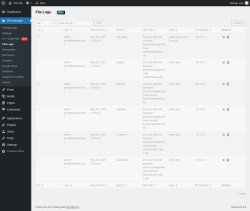 Page screenshot: File Manager → File Logs