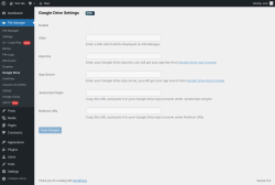 Page screenshot: File Manager → Google Drive