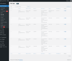 Page screenshot: File Manager → File Logs