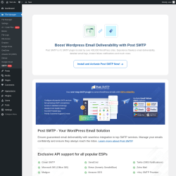 Page screenshot: File Manager → SMTP 