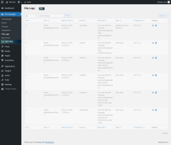 Page screenshot: File Manager &rarr; File Logs