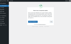 Page screenshot: File Manager &lsaquo; Test site &mdash; WordPress