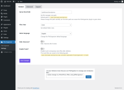 Page screenshot: File Organizer &rarr; Settings