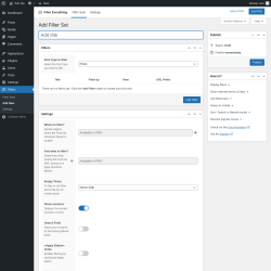 Page screenshot: Filters → Add New