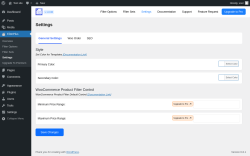 Page screenshot: FilterPlus → Settings