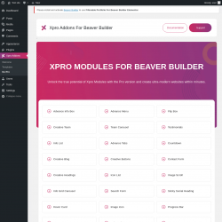 Page screenshot: Xpro Addons → Go Pro