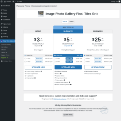 Page screenshot: Final Tiles Gallery → Upgrade  ➤