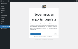 Page screenshot: Final Tiles Gallery ‹ Test site — WordPress