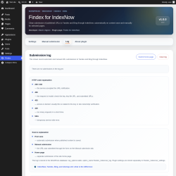 Page screenshot: Findex &rarr; Log