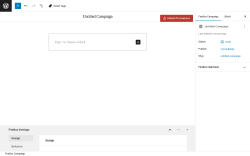 Page screenshot: FireBox → New Campaign