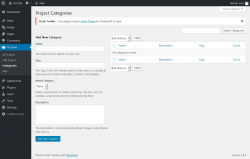 Page screenshot: Portfolio → Categories
